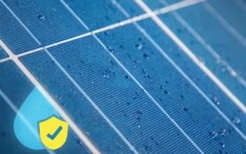 Install waterproof solar panels
