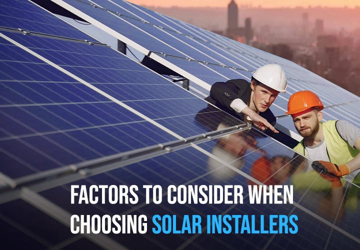 choosing solar installers