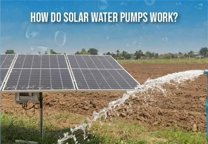 How does solar water pump work