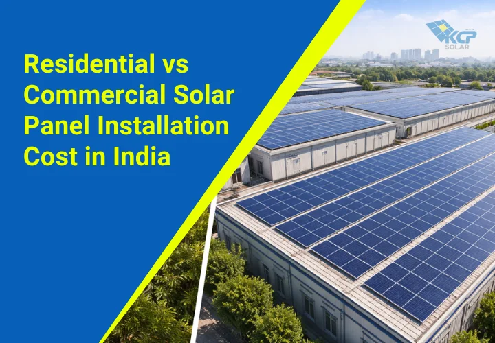 Residential vs Commercial Solar Panel Installation Cost in India